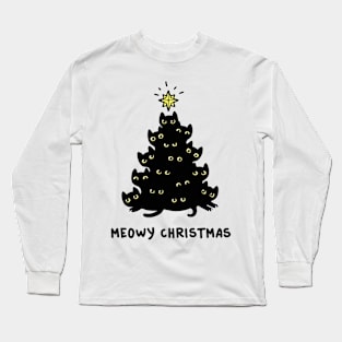 Meowy christmas Long Sleeve T-Shirt